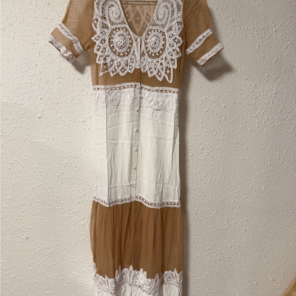 For Love And Lemons white Carmine Maxi Dress Bridal Formal Sexy